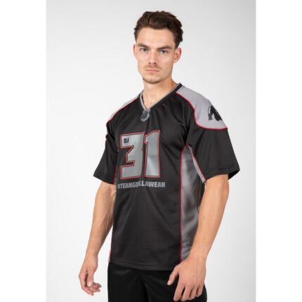 82 Baseball Jersey - Black Gorilla Wear